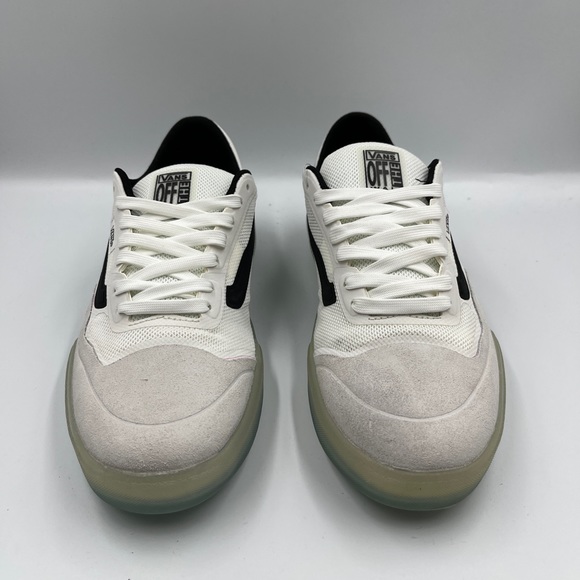 Vans Ave Pro Size 7 Men’s White Black - Picture 2 of 6